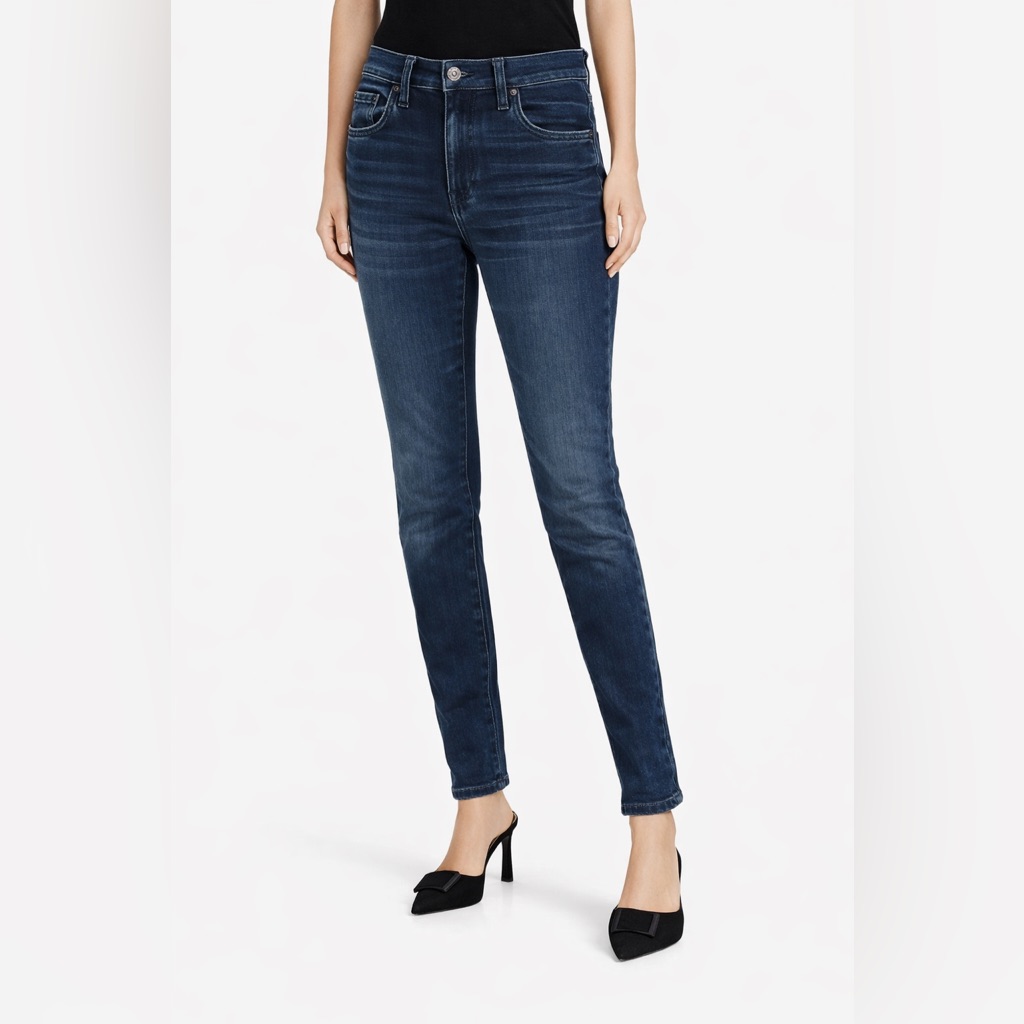 Rag & Bone High Rise Ankle Skinny Jeans Twilight Wash Denim Size 26